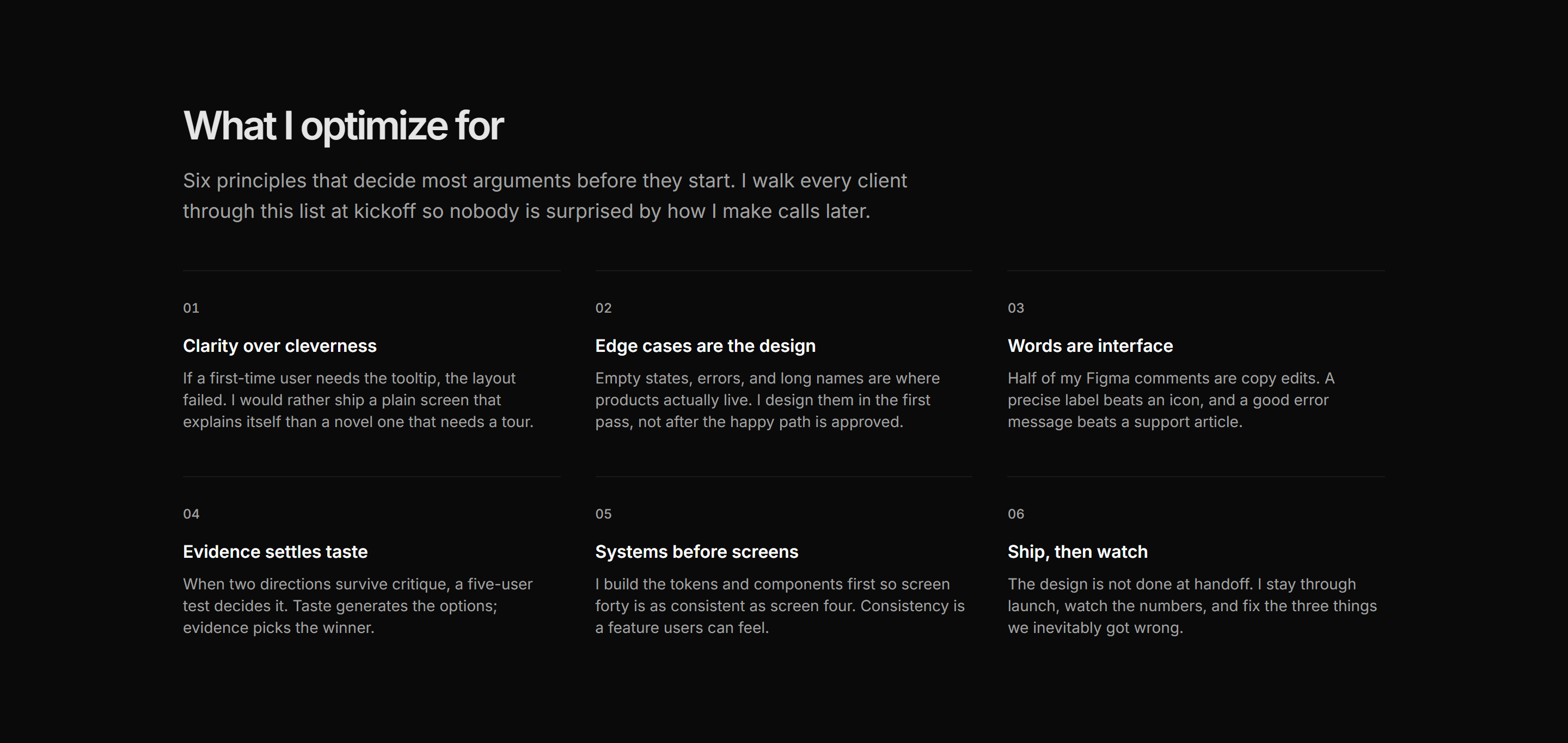 Portfolio Design Portfolio: Design Principles