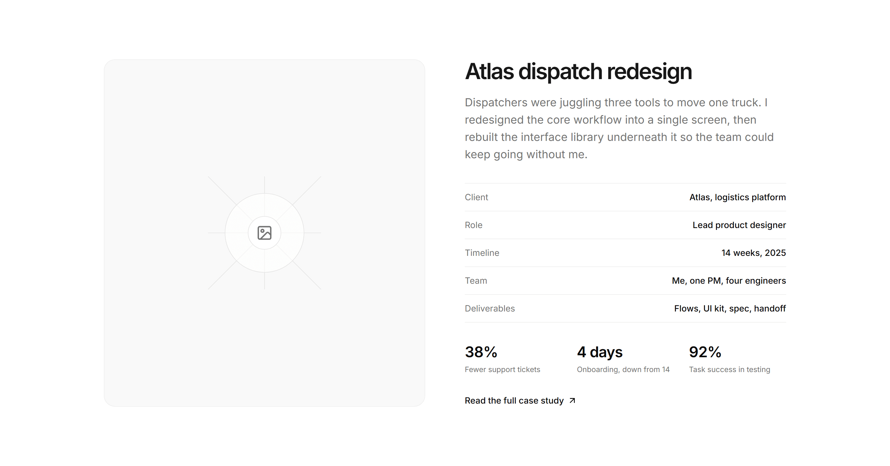 Portfolio Design Portfolio: Featured Project