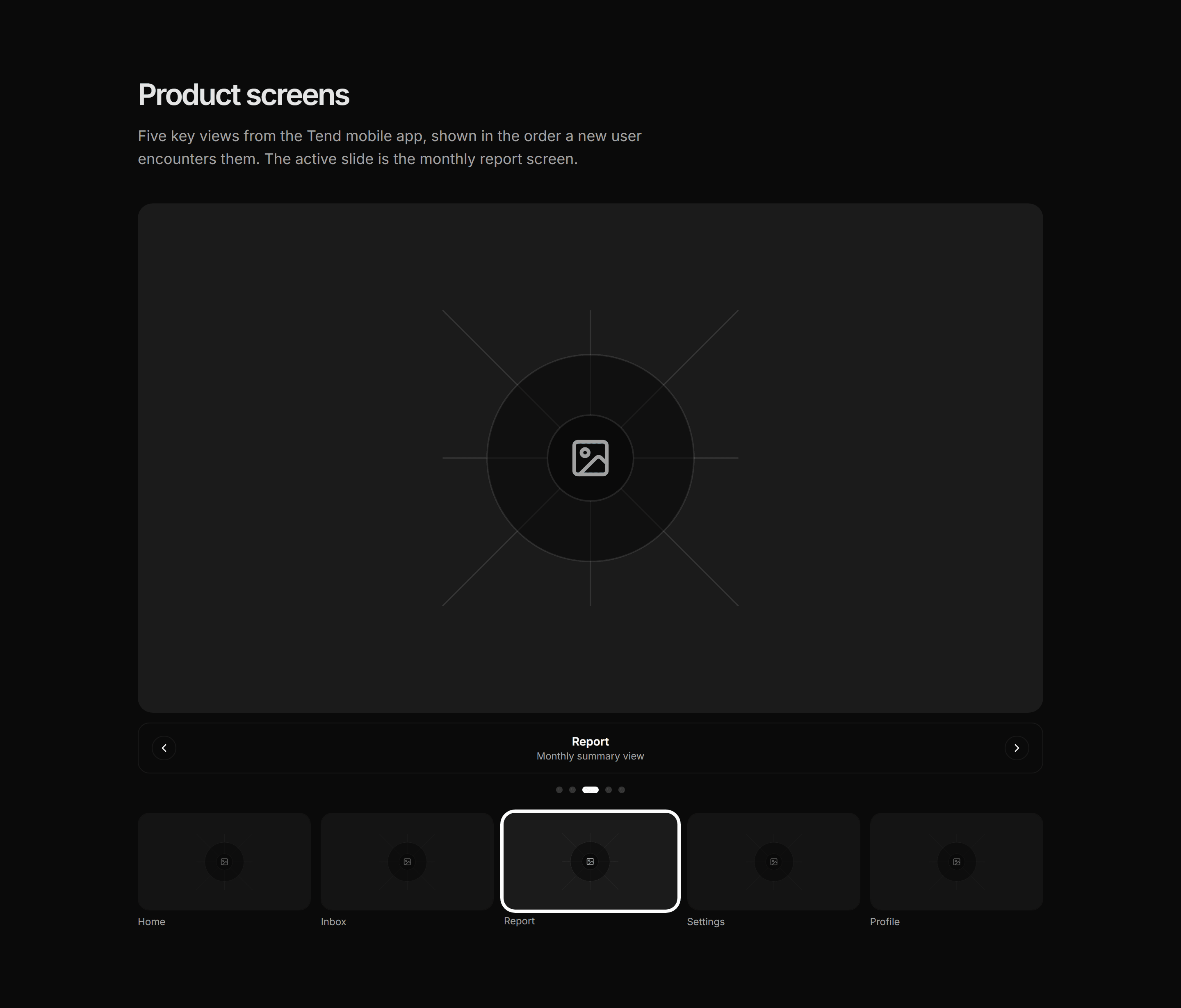 Portfolio Design Portfolio: Screens Carousel Blueprint