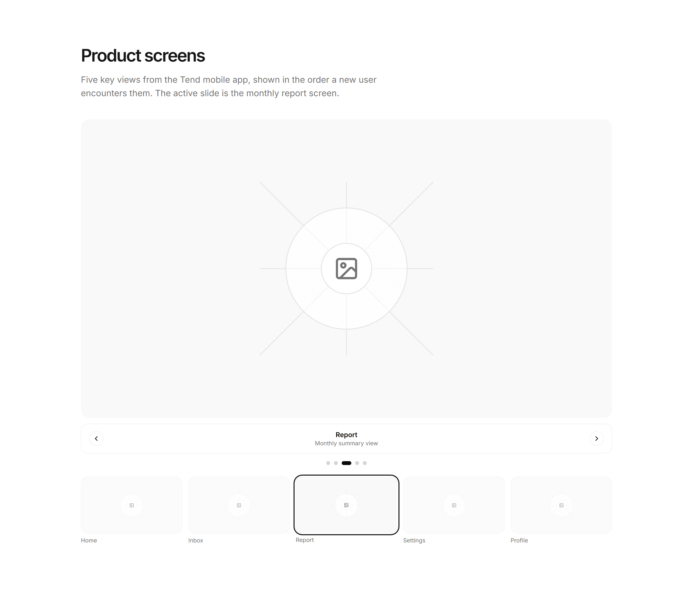 Portfolio Design Portfolio: Screens Carousel Blueprint