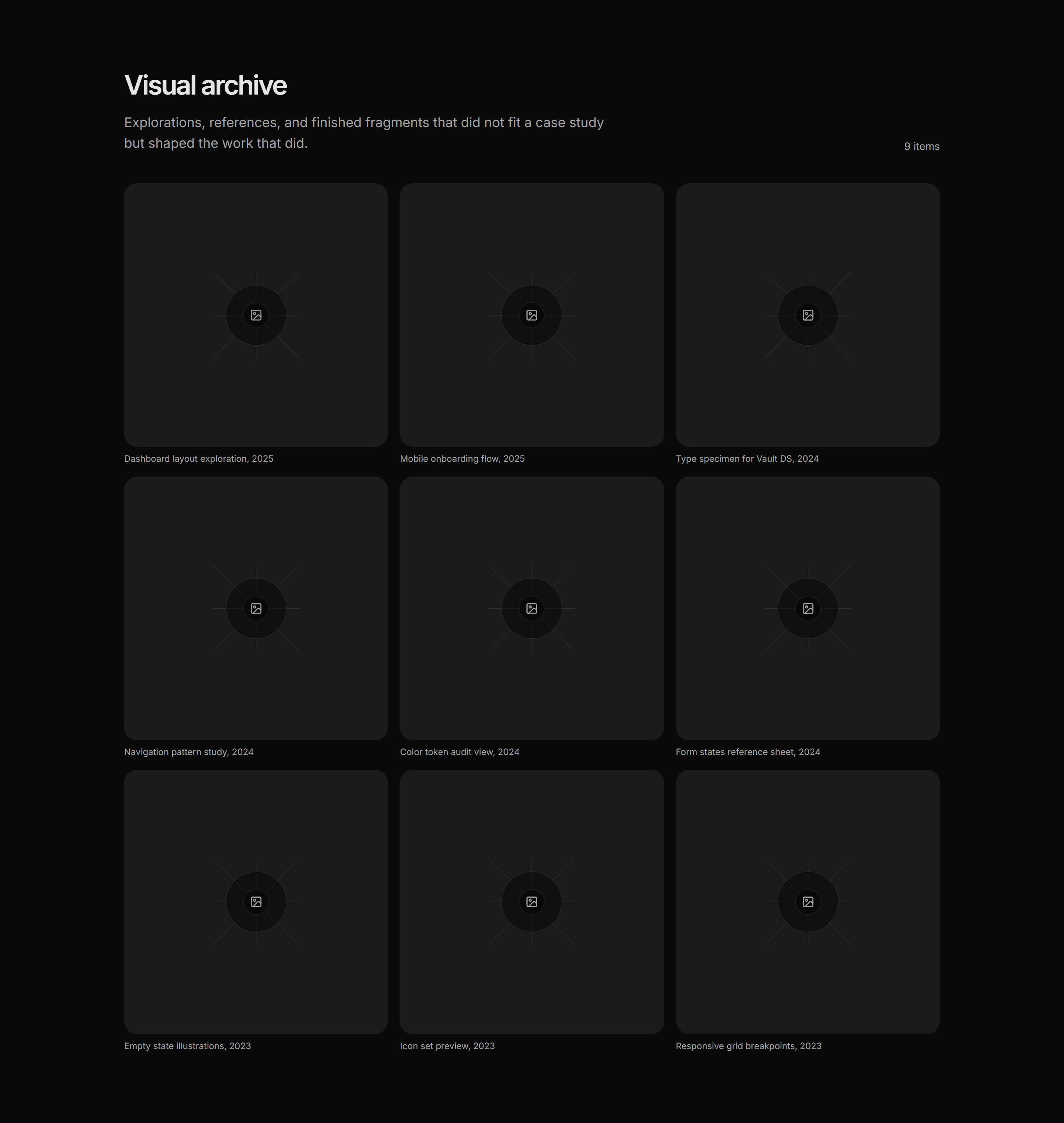 Portfolio Design Portfolio: Visual Grid