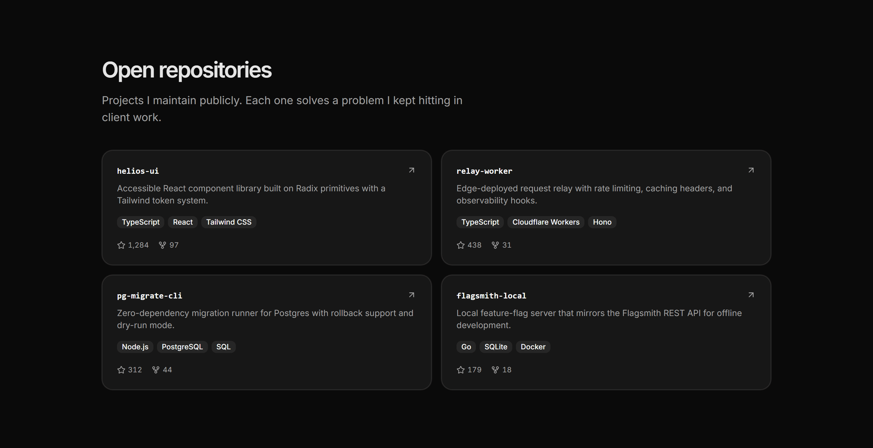 Portfolio Developer Portfolio: Project Repos