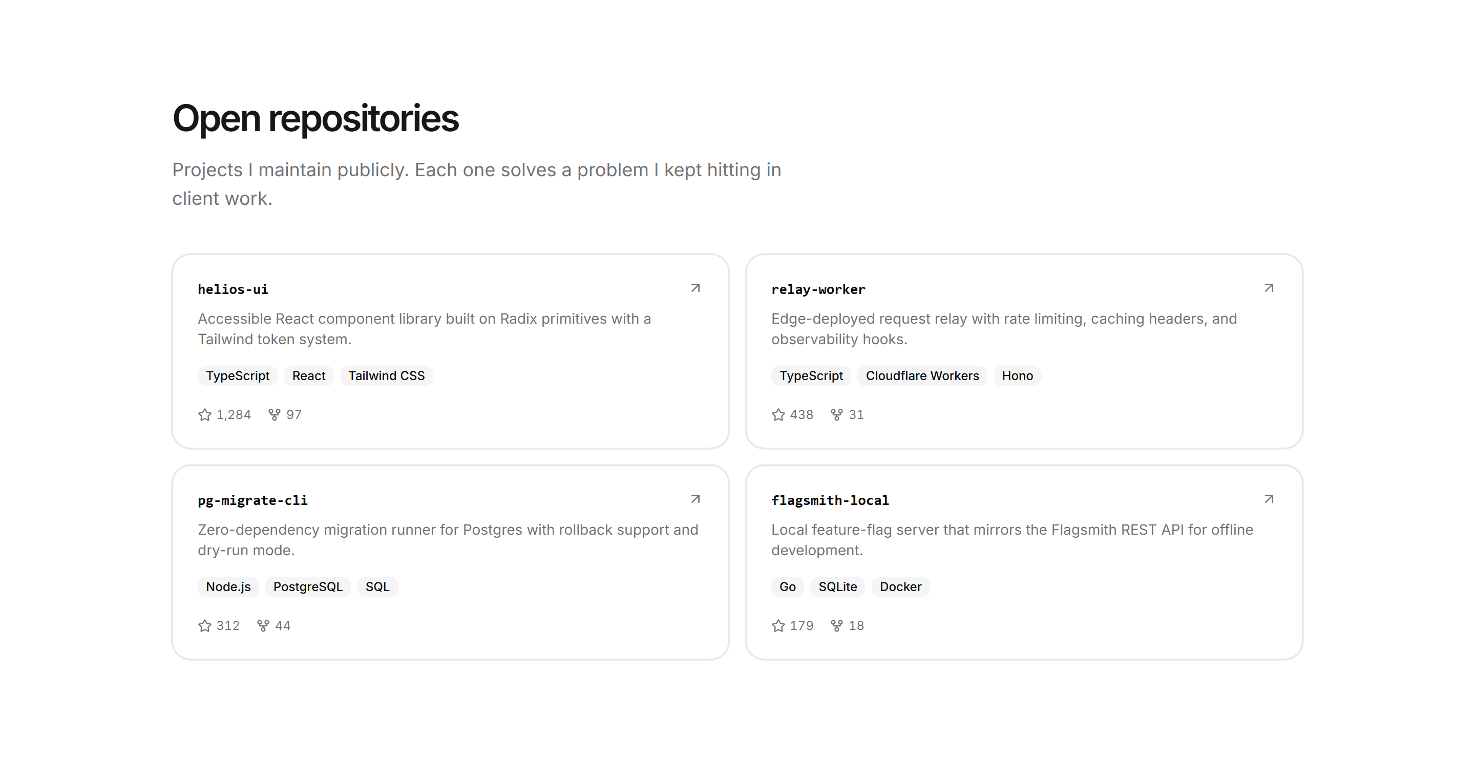 Portfolio Developer Portfolio: Project Repos