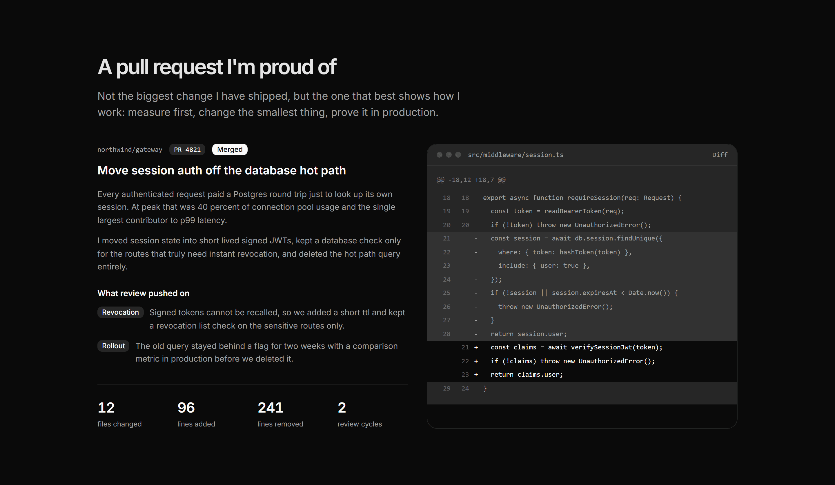 Portfolio Developer Portfolio: Pull Request Showcase