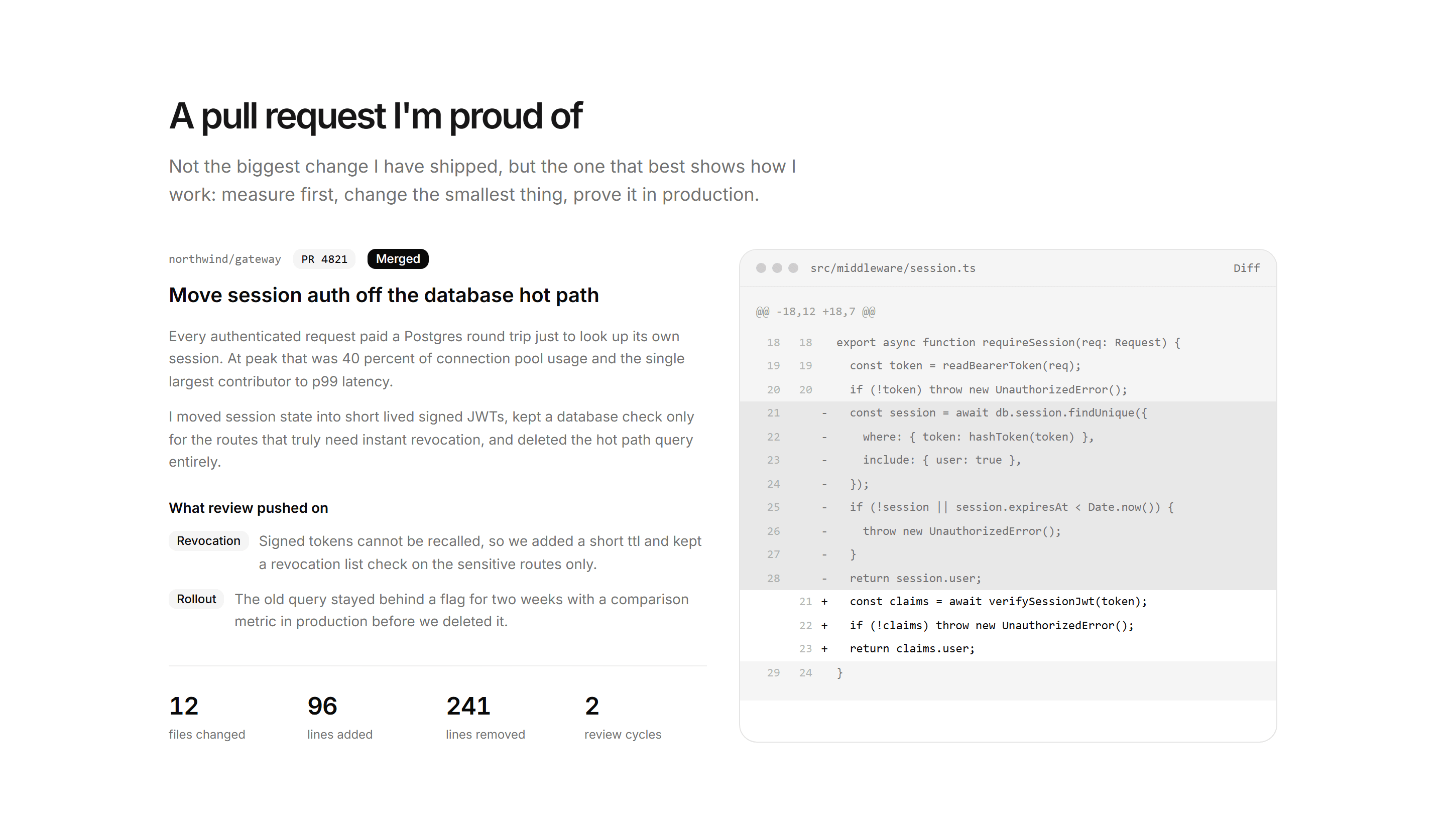 Portfolio Developer Portfolio: Pull Request Showcase