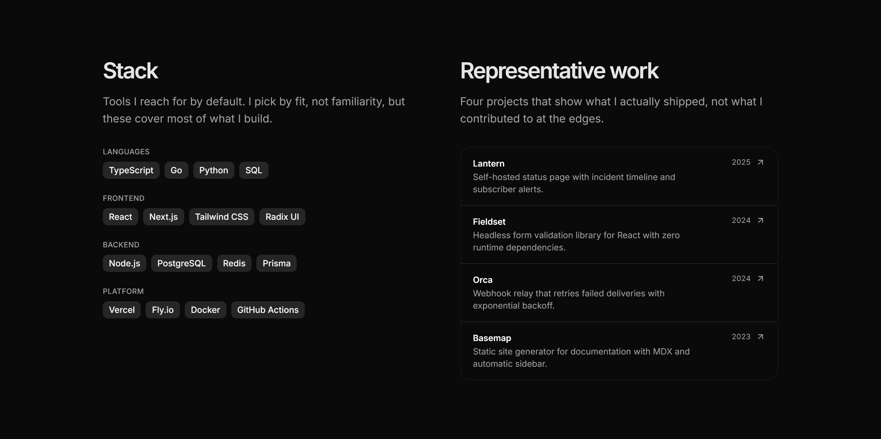 Portfolio Developer Portfolio: Skills and Projects
