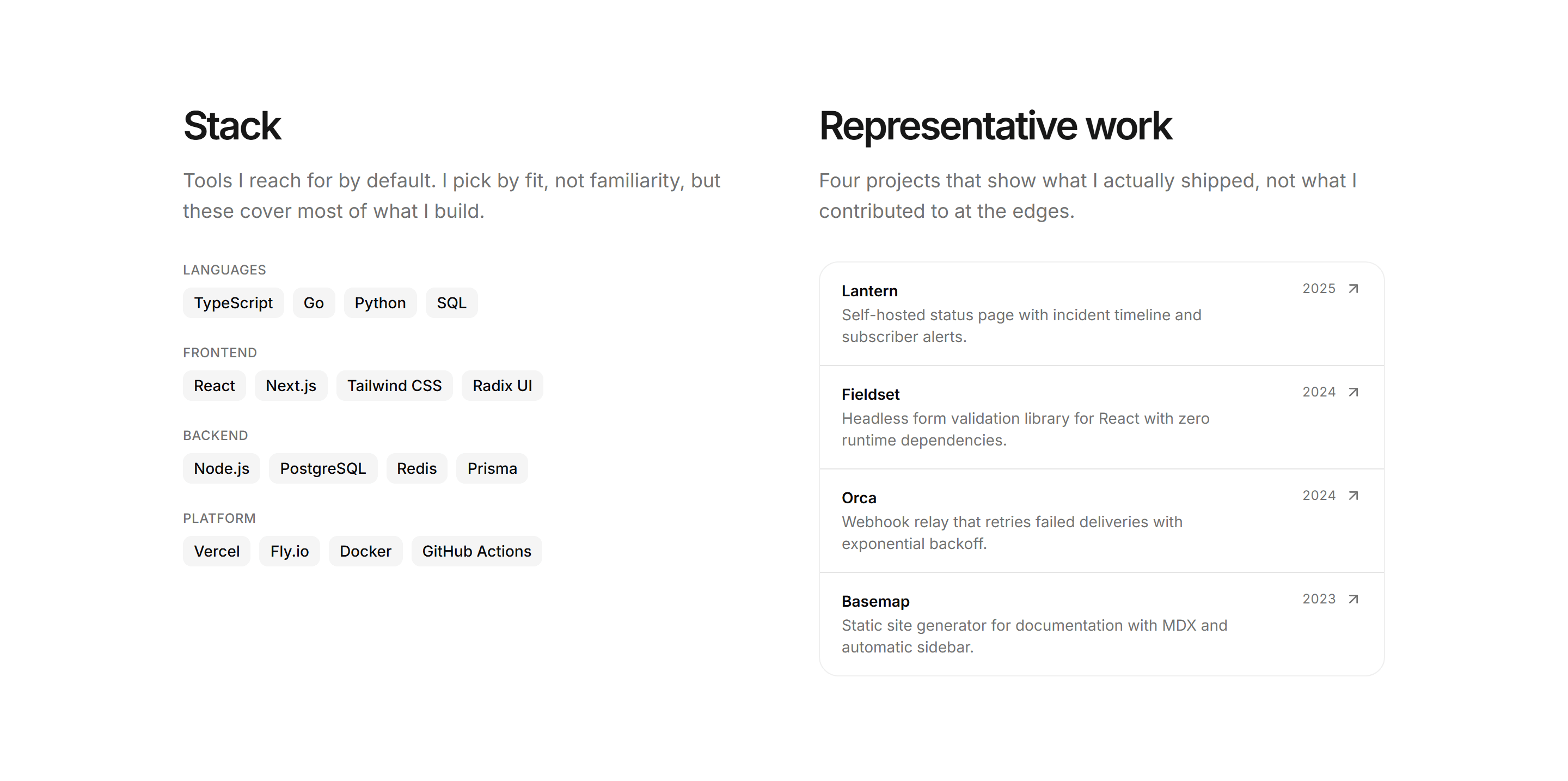 Portfolio Developer Portfolio: Skills and Projects