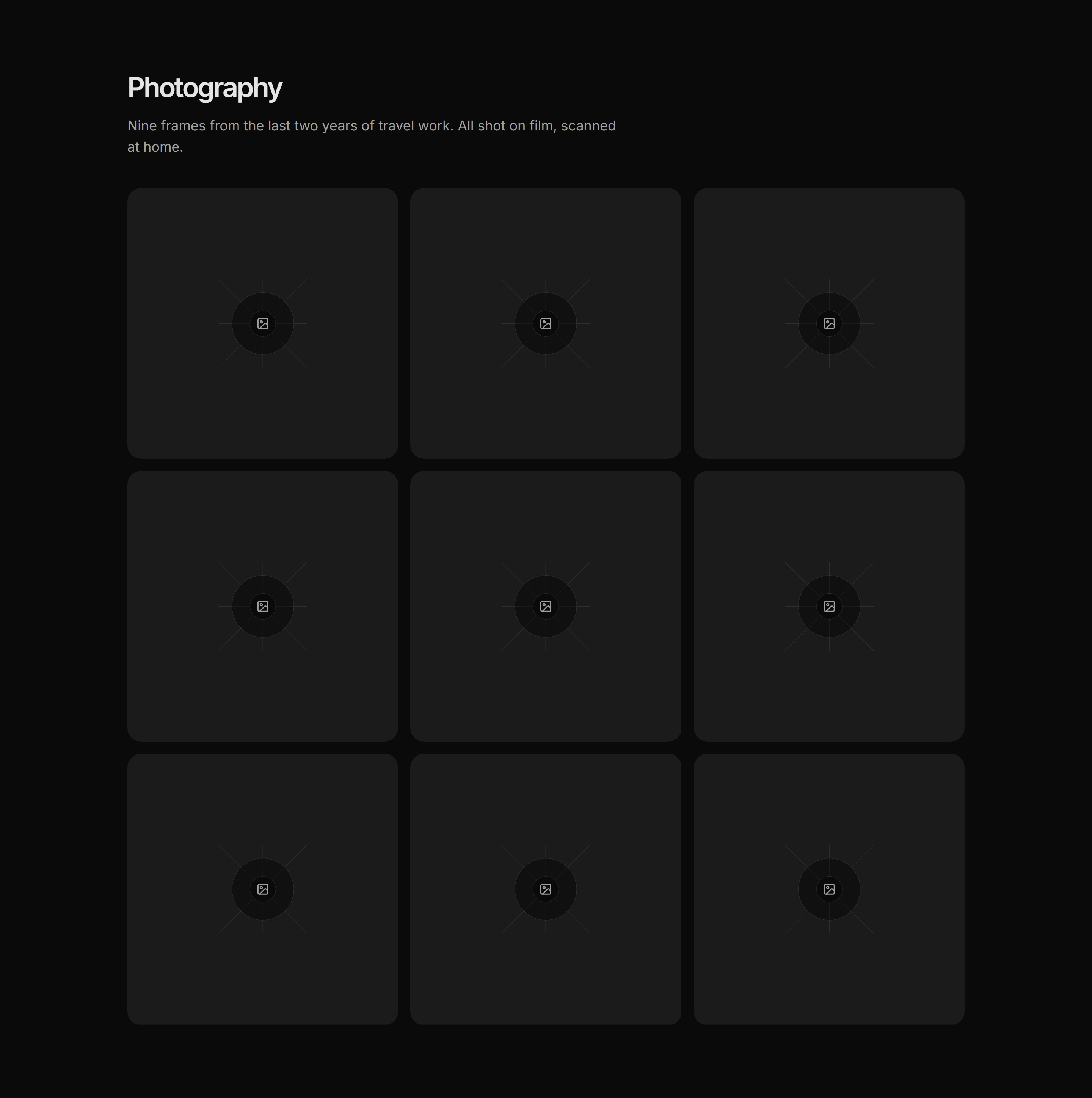 Portfolio Gallery: Photo Grid
