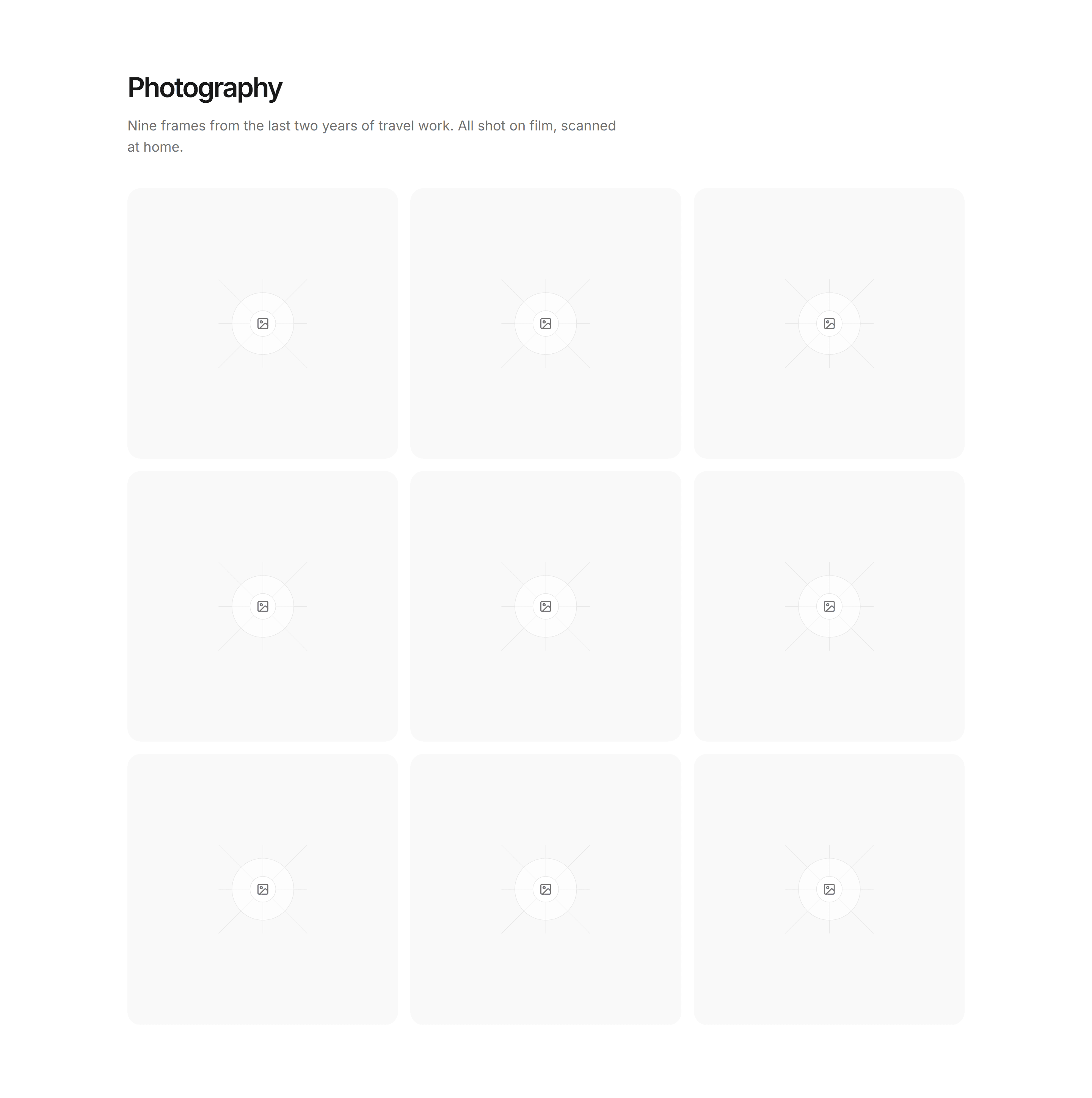 Portfolio Gallery: Photo Grid