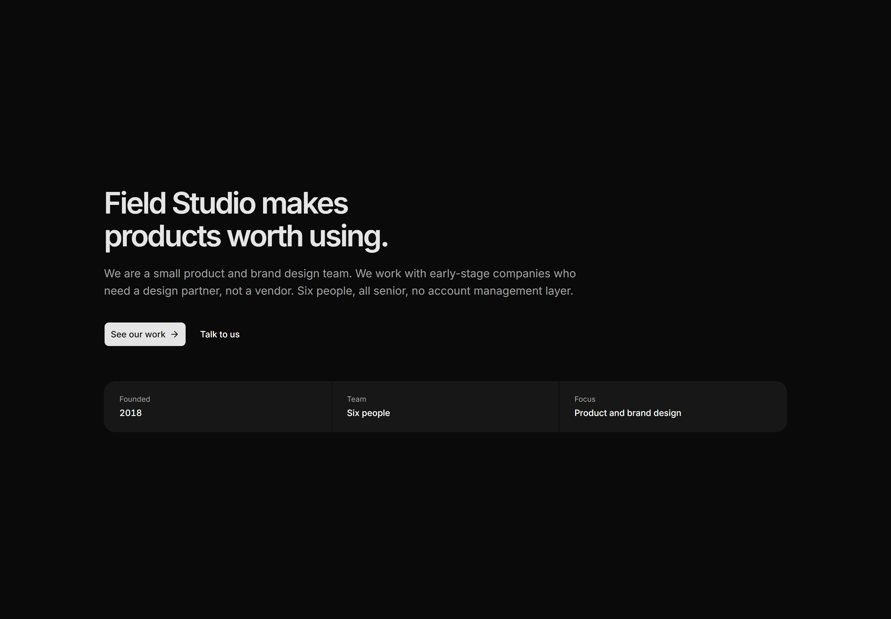 Portfolio Hero: Studio Hero