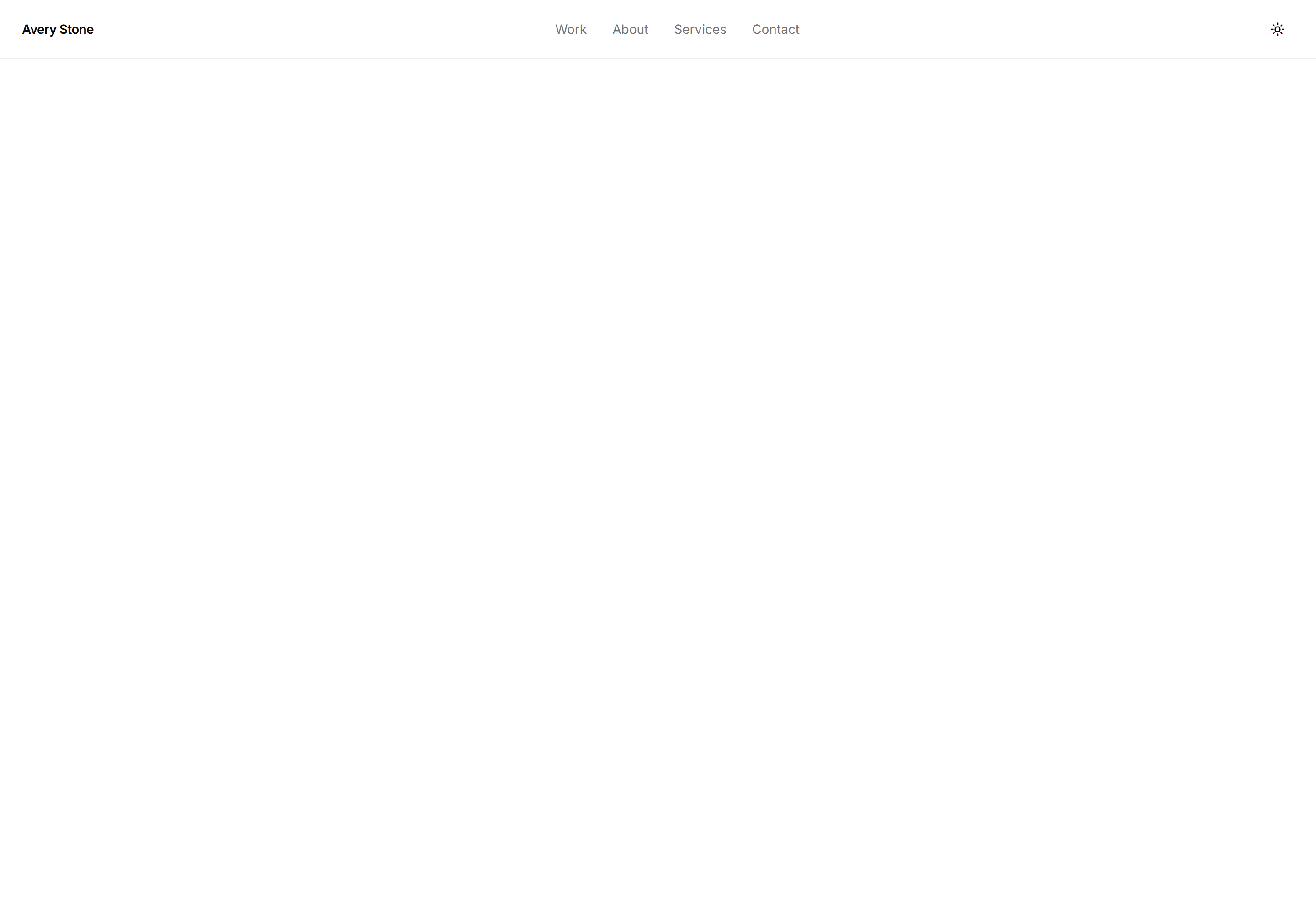 Portfolio Navbar: Nav With Theme Toggle
