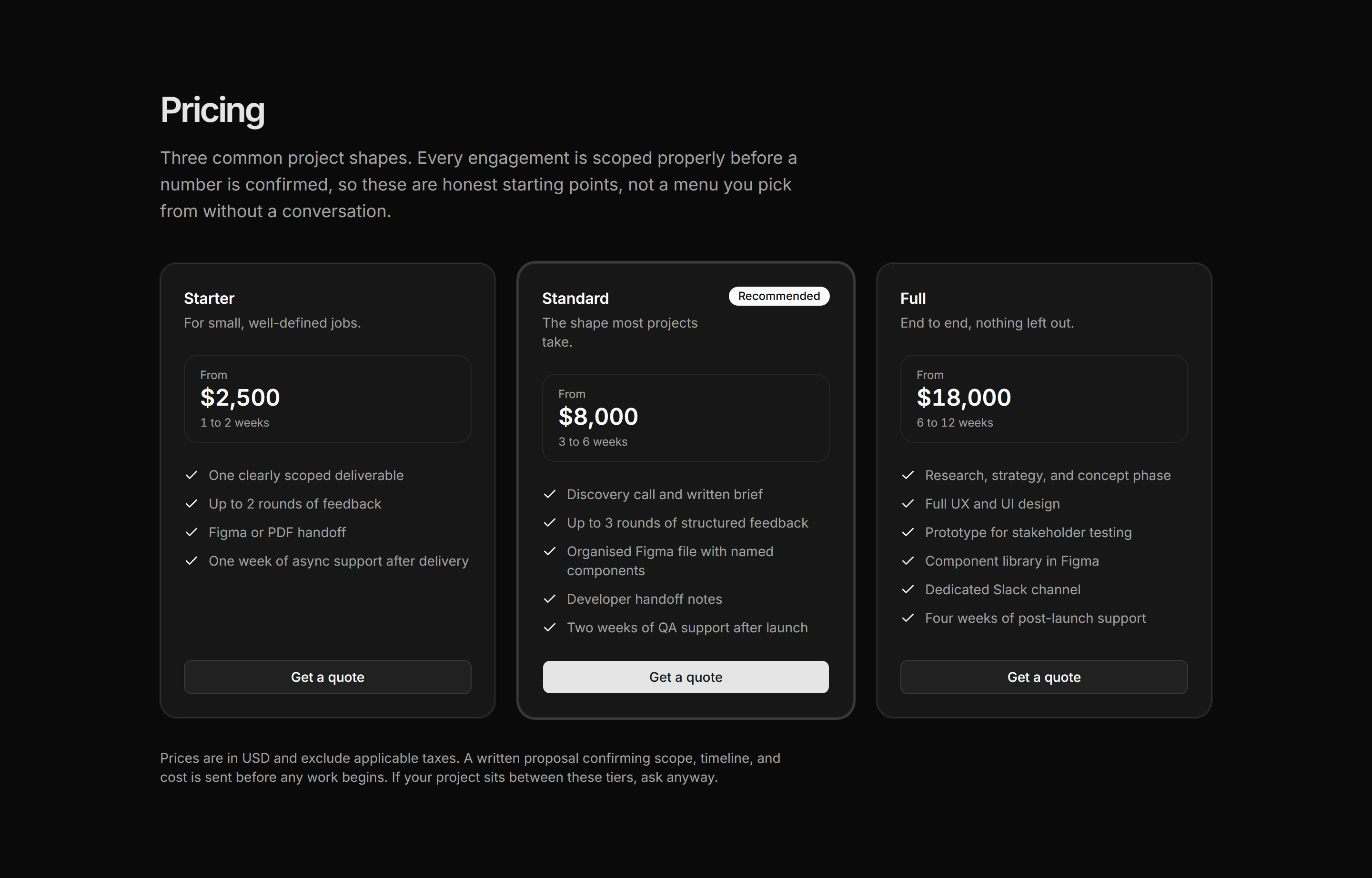 Portfolio Pricing: Three Tier Pricing