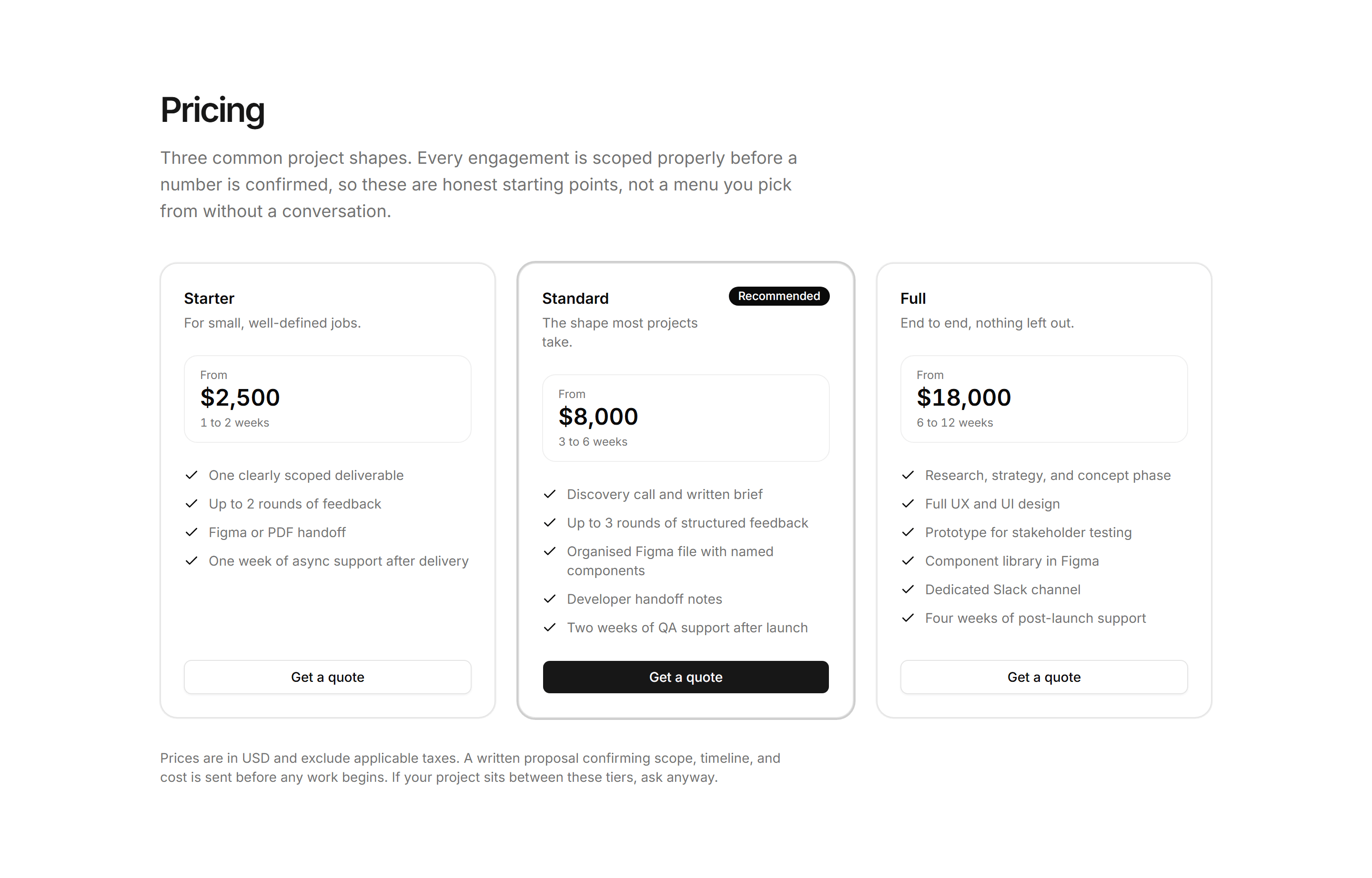 Portfolio Pricing: Three Tier Pricing