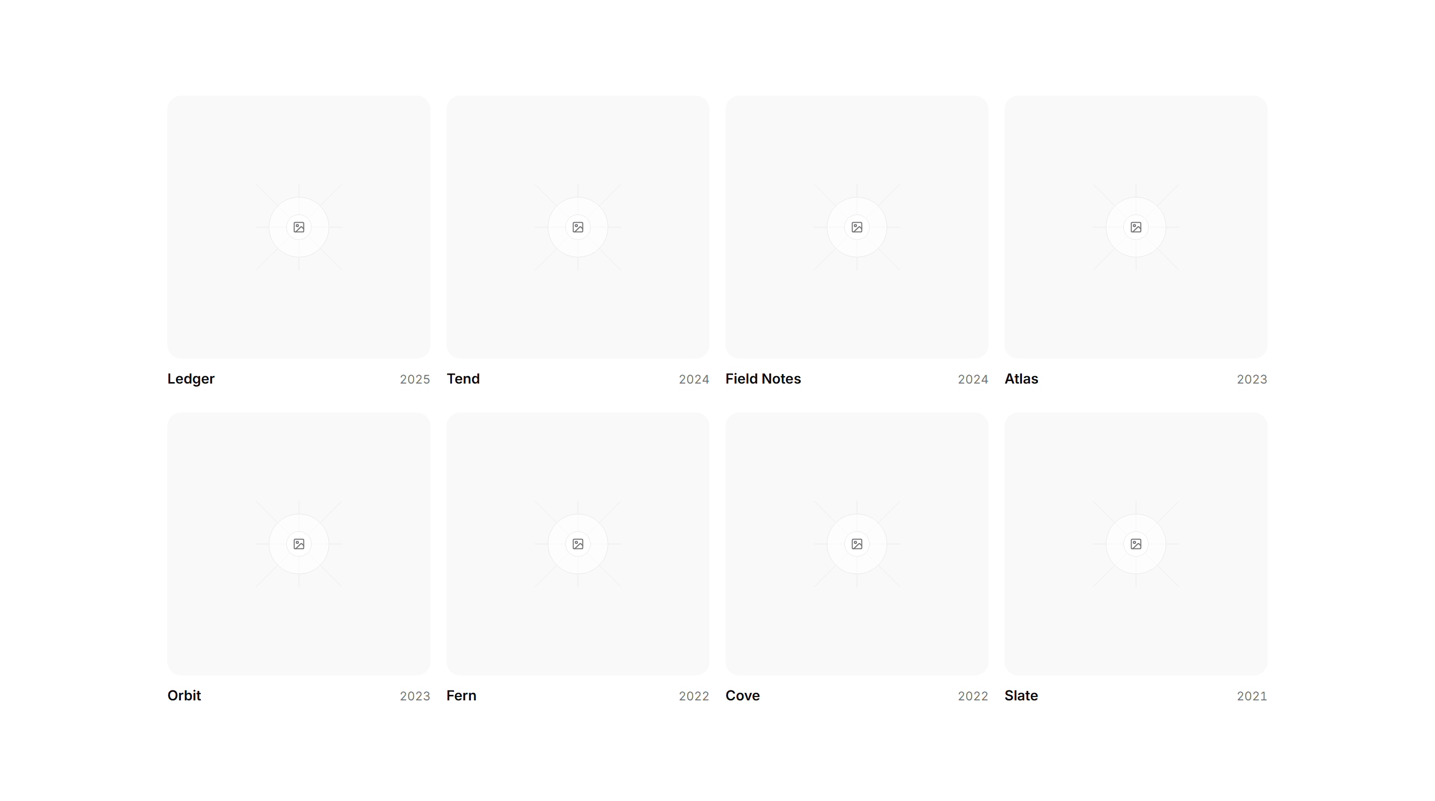 Portfolio Project Card: Compact Grid Card