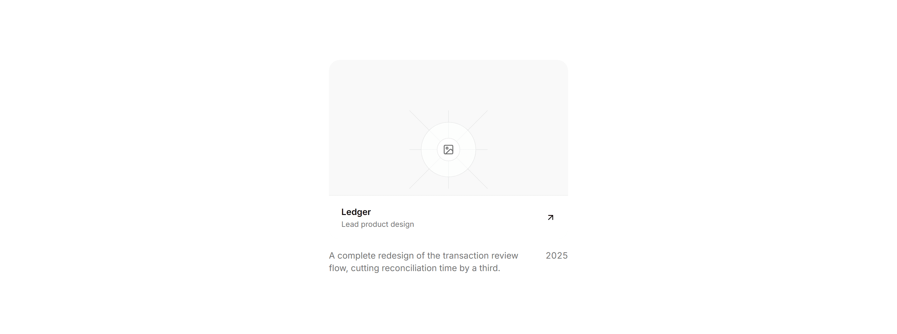 Portfolio Project Card: Hover Reveal Card