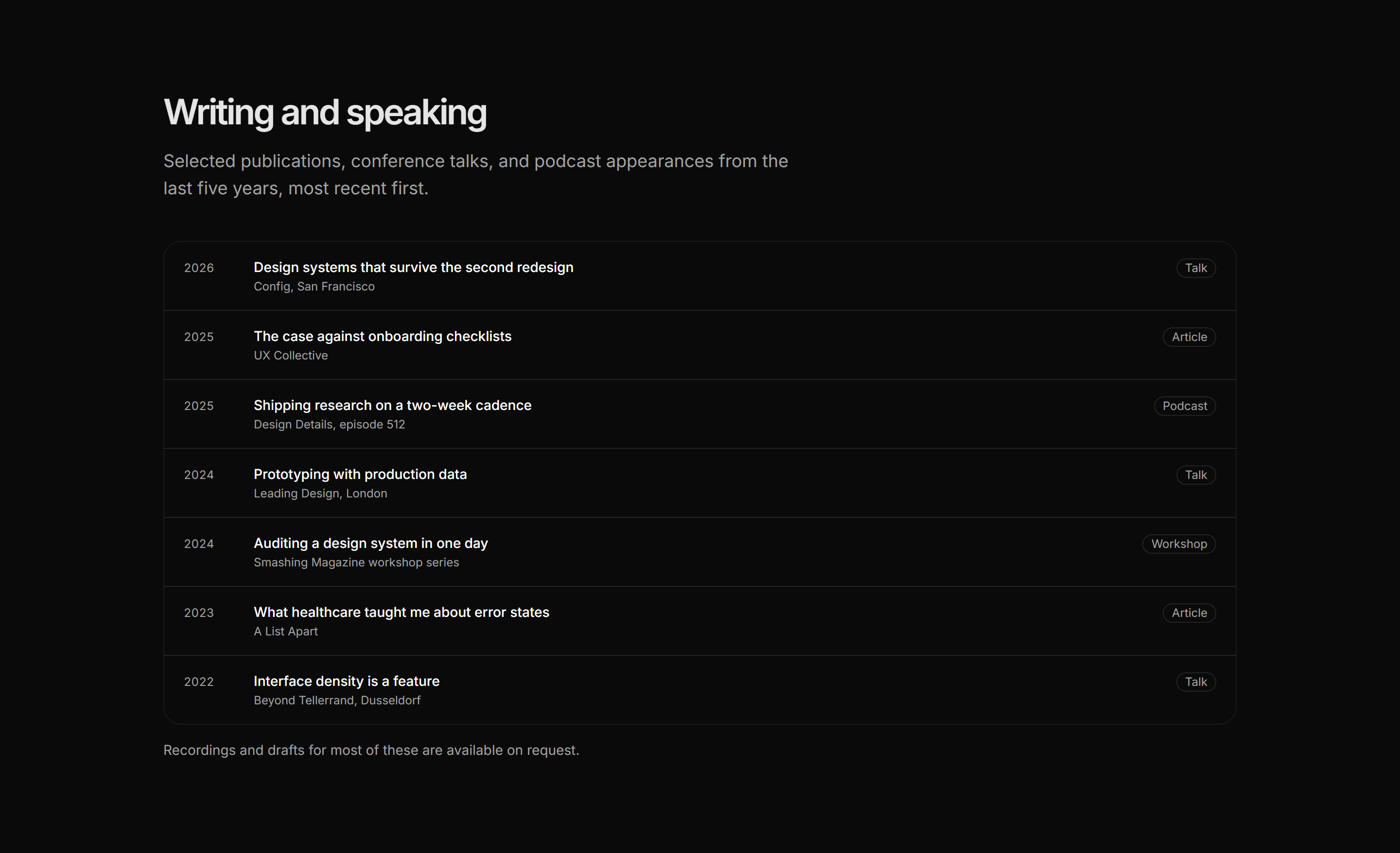 Portfolio Resume and CV: Publications and Talks
