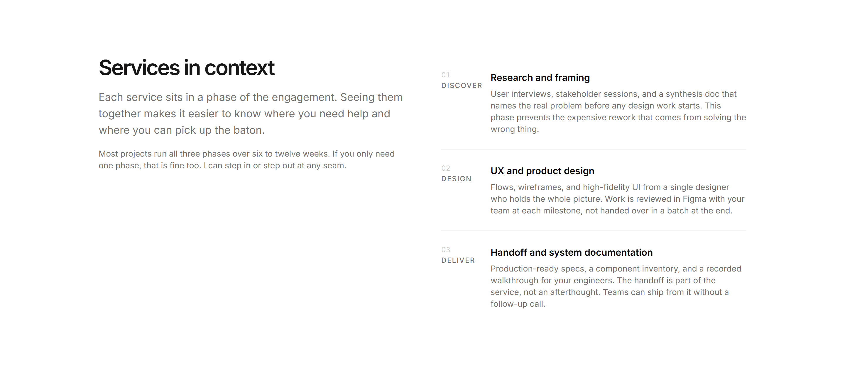 Portfolio Service: Process And Services