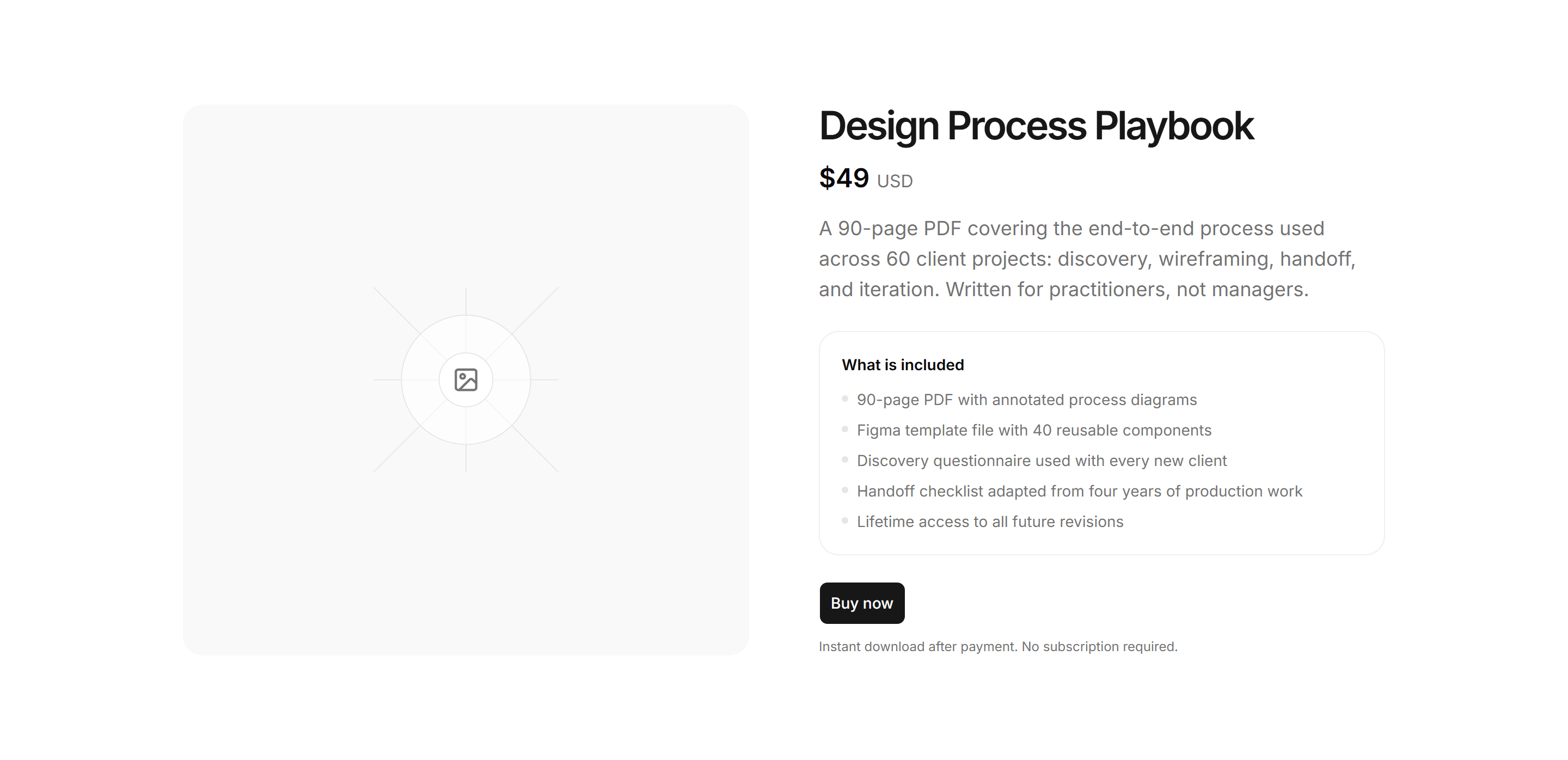 Portfolio Shop and Product: Featured Product