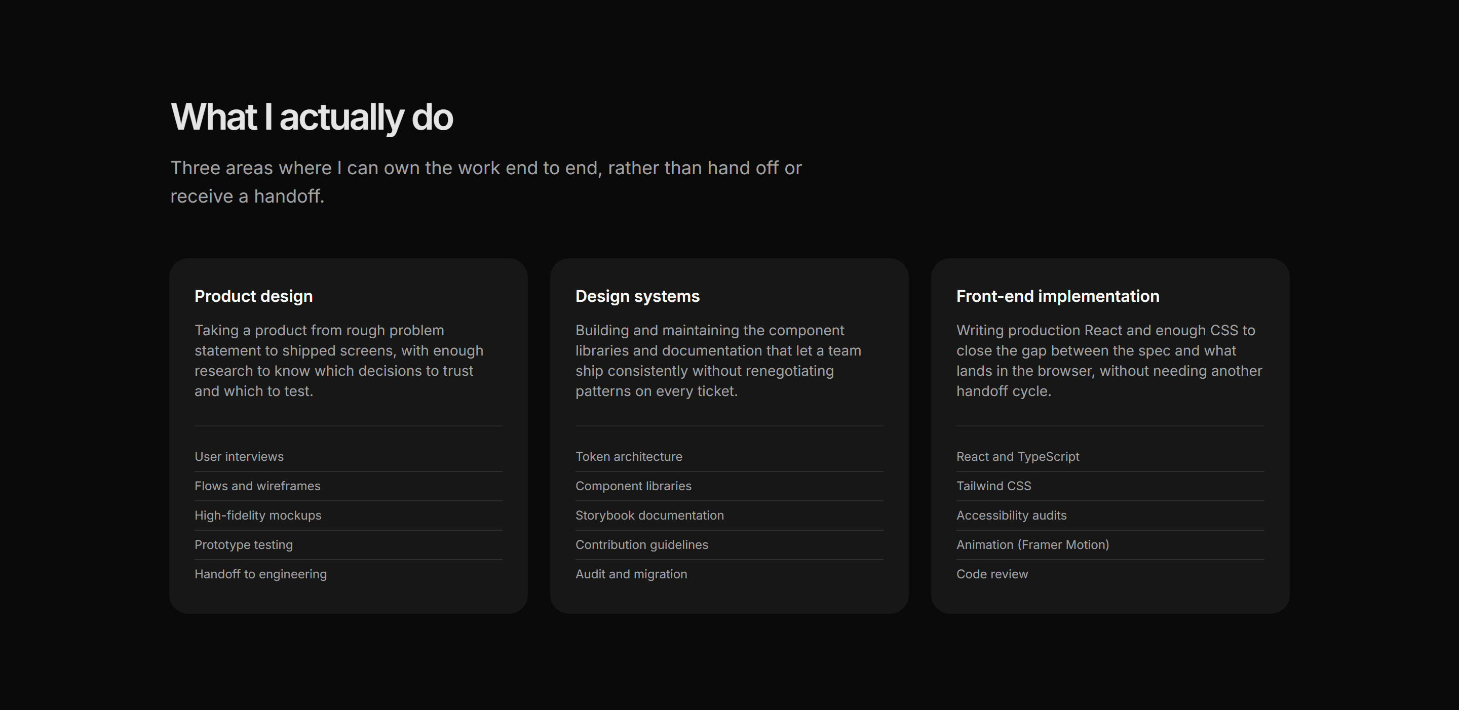 Portfolio Skills and Tool: Capability Cards