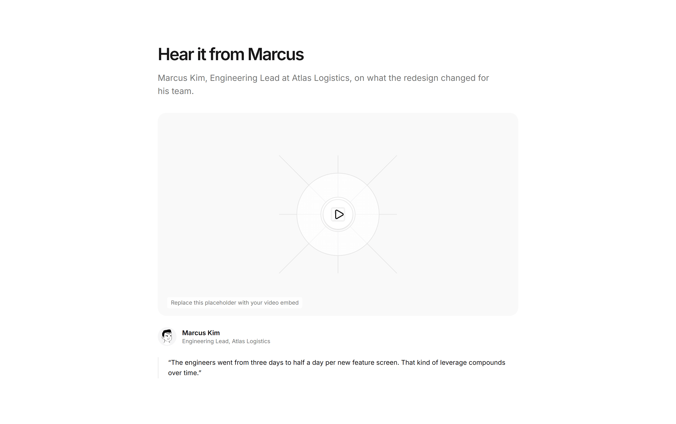 Portfolio Testimonial: Video Testimonial Blueprint