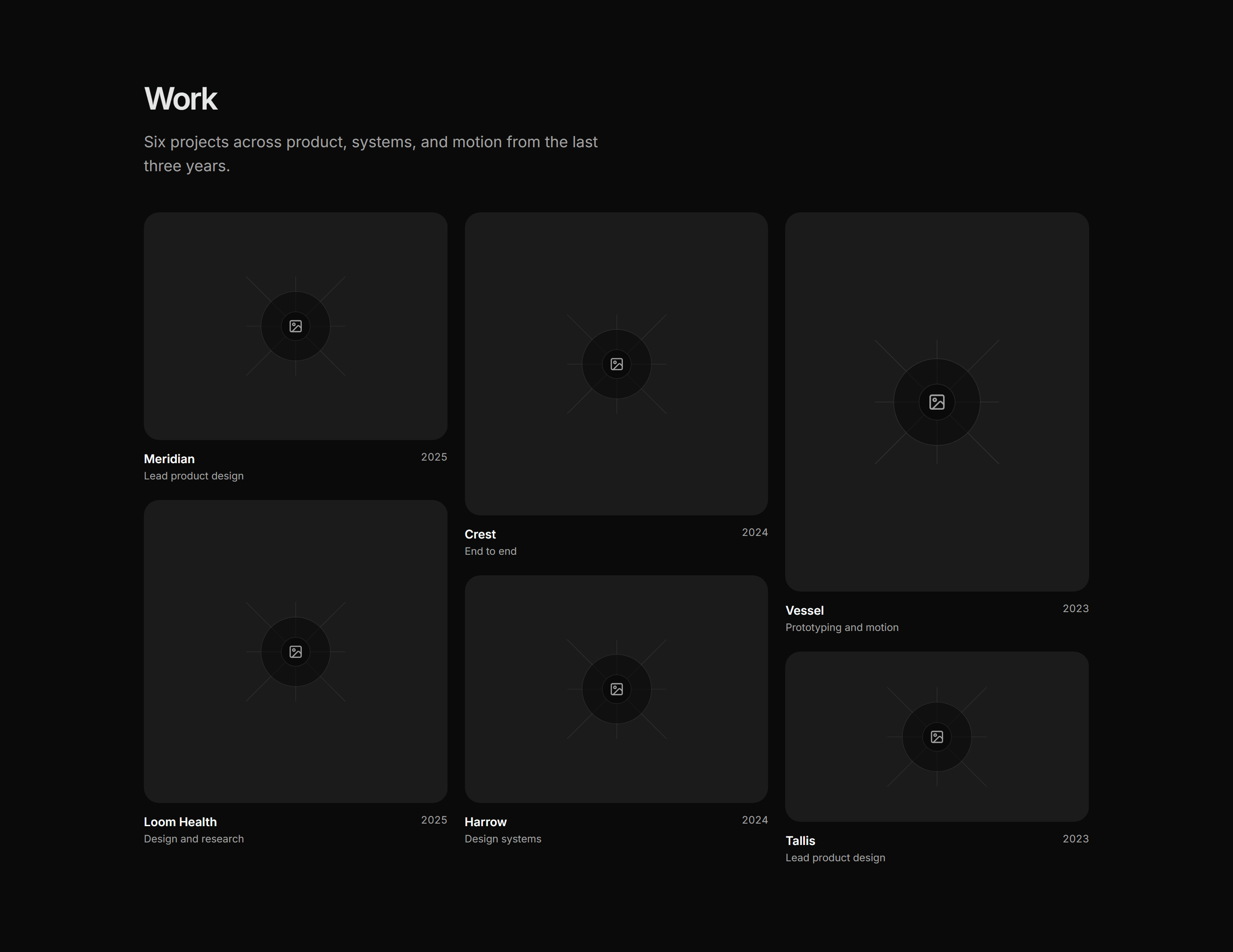 Portfolio Work Grid: Masonry With Captions
