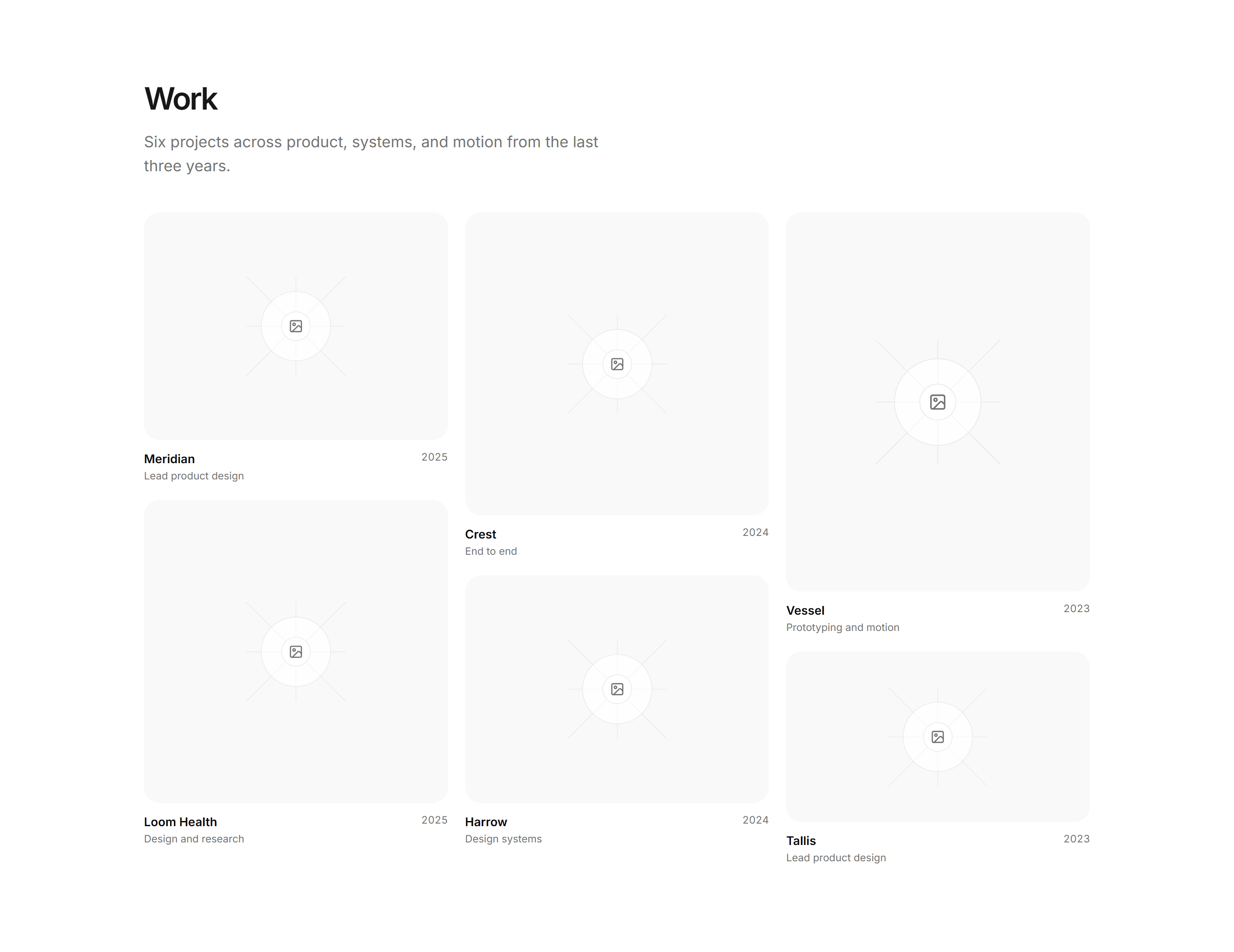 Portfolio Work Grid: Masonry With Captions