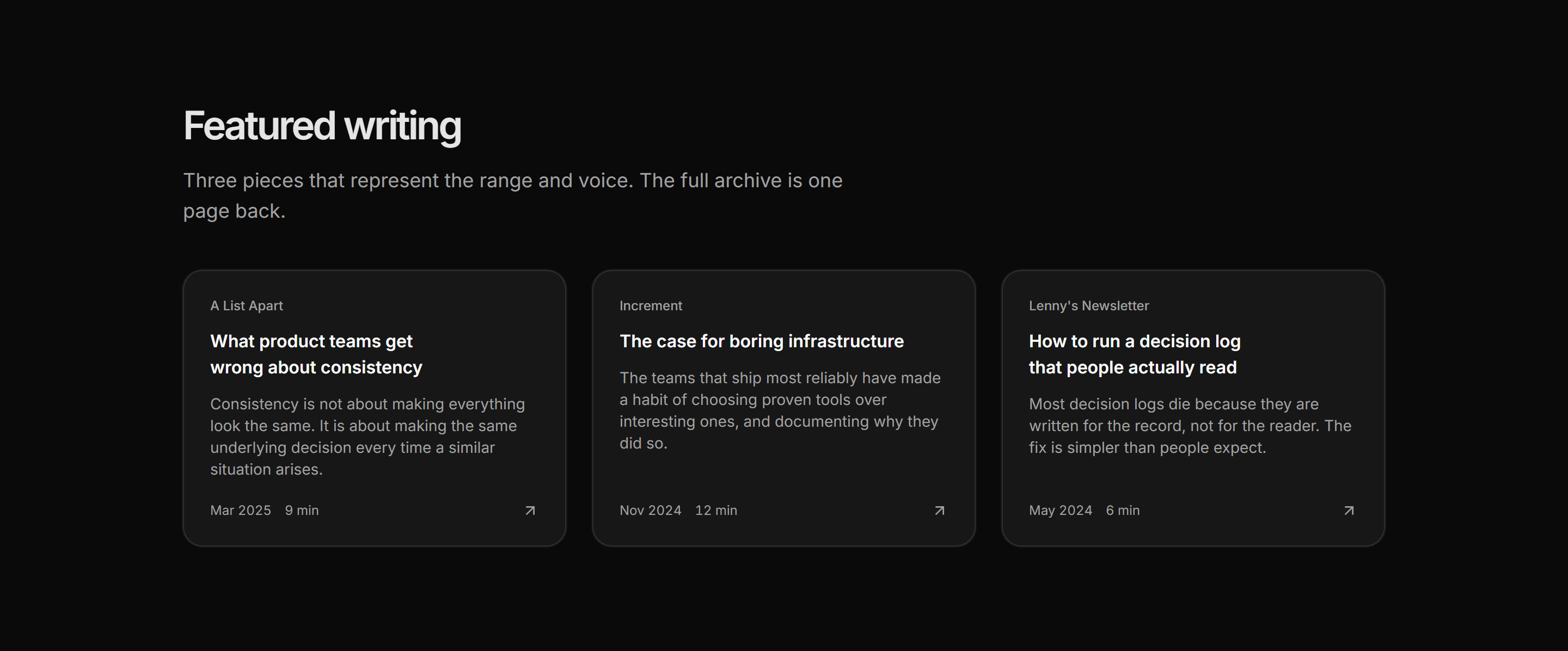 Portfolio Writing Portfolio: Featured Clips