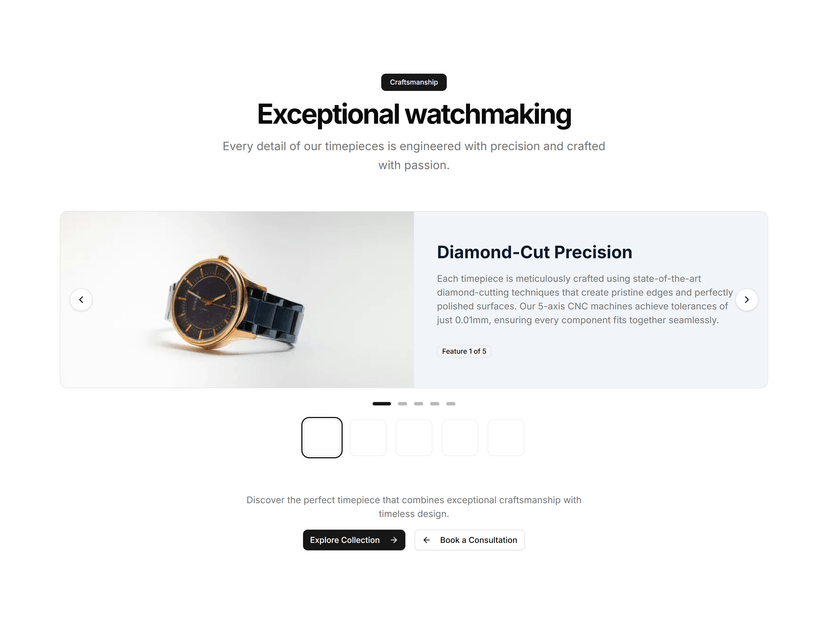 Carousel Feature Showcase