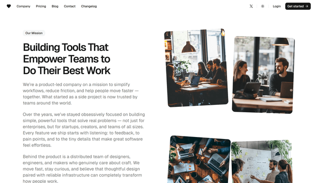 Primely Company Page