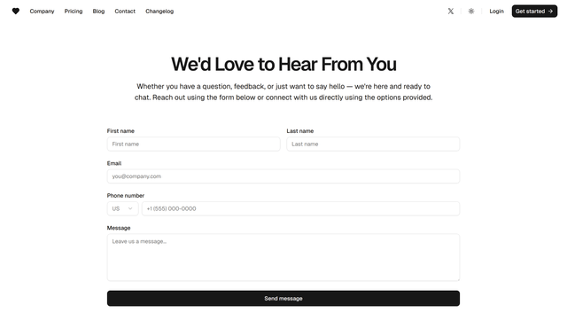 Primely Contact Page