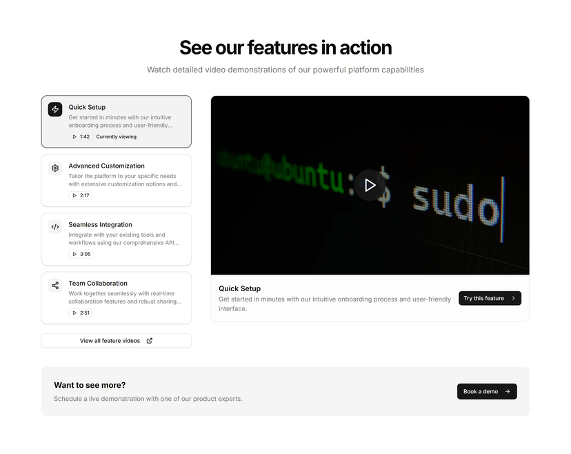 Feature Videos