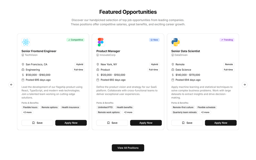 Featured Job Slider