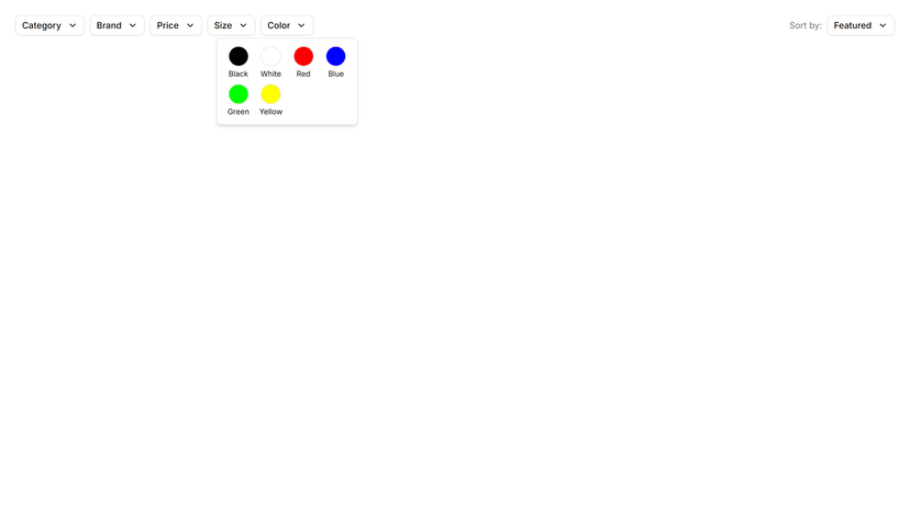 Horizontal Filters