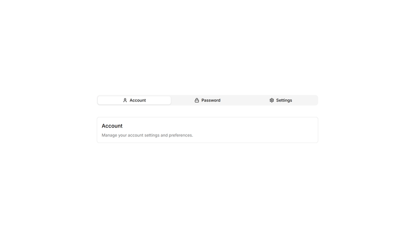 Icon Tabs