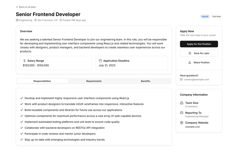 Job Details