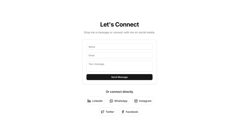 Minimal Form With Social