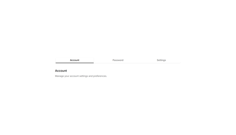 Minimal Tabs