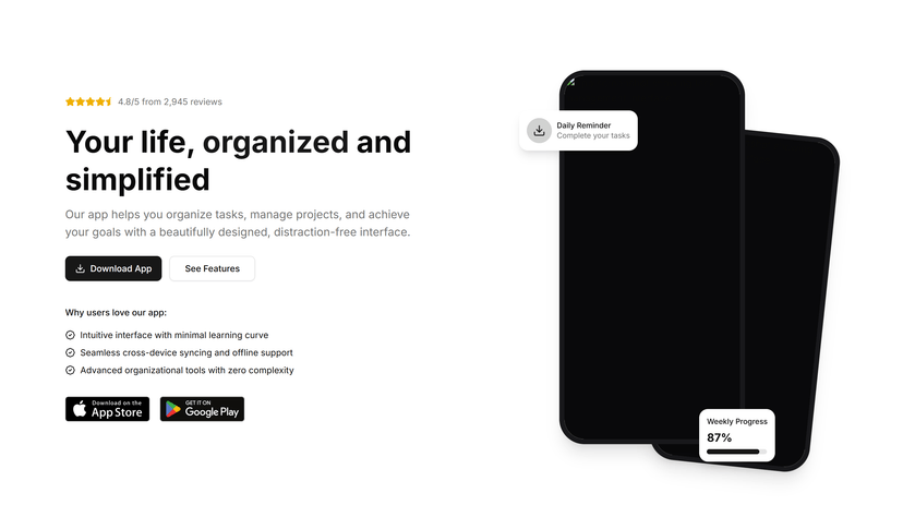 Mobile App Hero