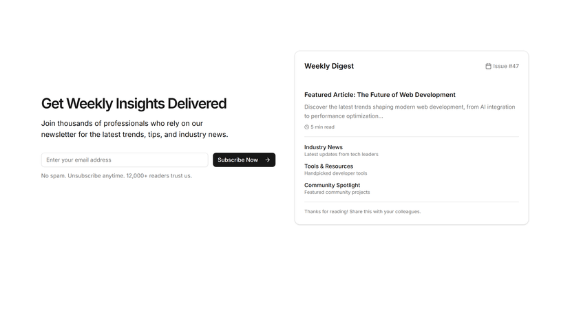 Newsletter Preview
