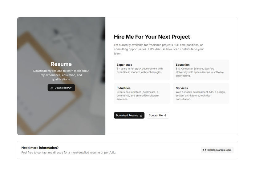 Resume Download