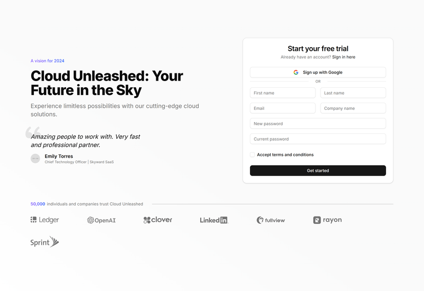 Sign Up Form