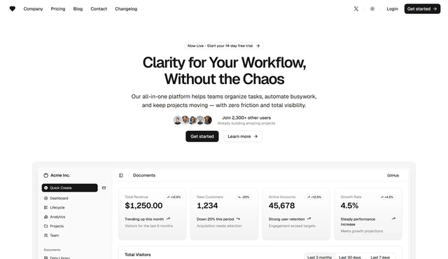 Primely Landing Page