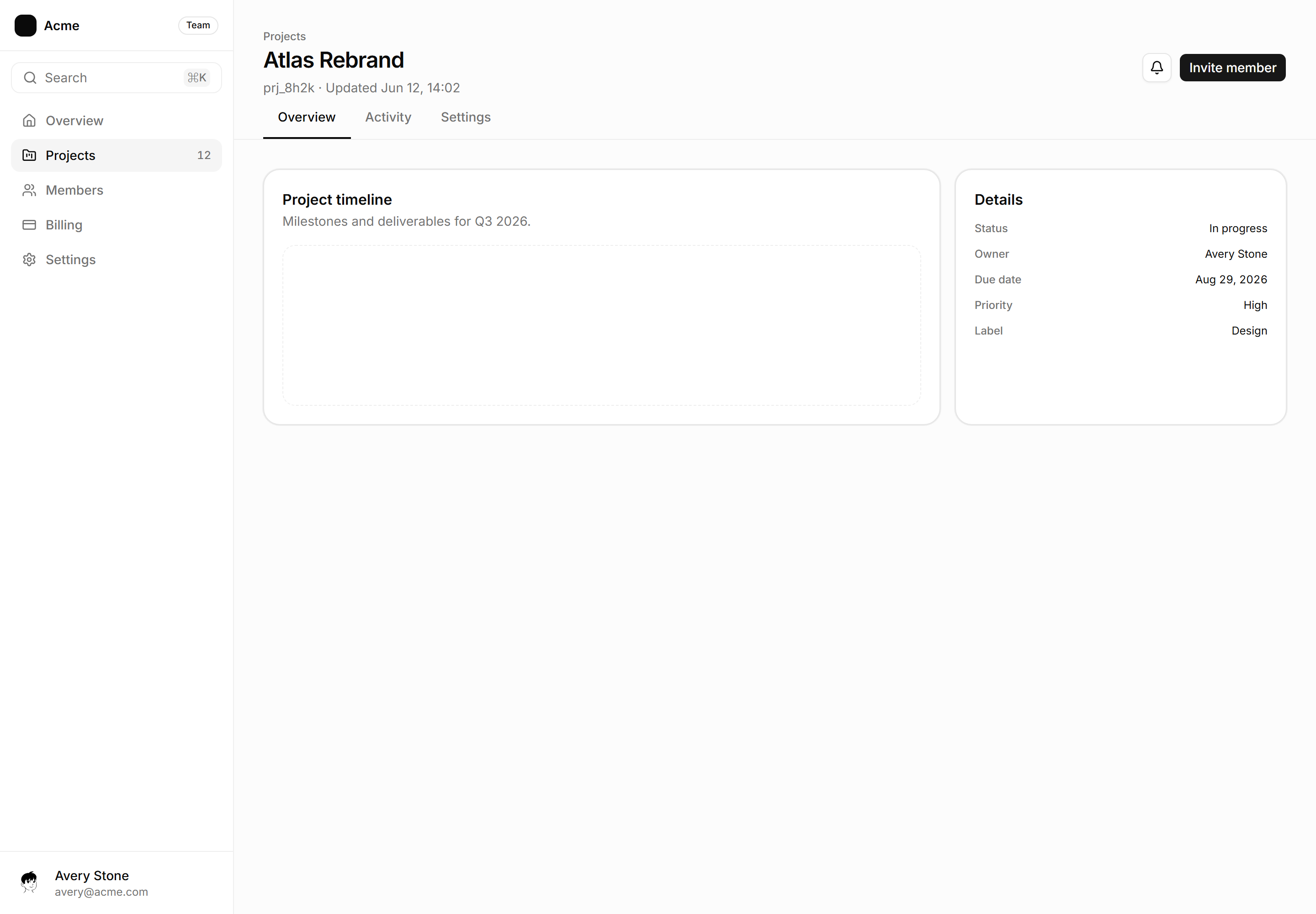 Application App Shell: Tabbed Page Shell | Shadcn UI Blocks